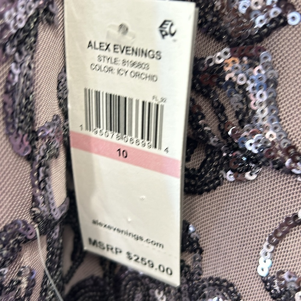 Alex Evenings Sequin A-Line Evening Gown - Picture 6 of 6